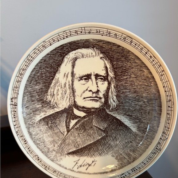 SCHUBERT & LISZT COLLECTORS PLATES SET - MUSICAL MASTERS - Picture 8 of 8